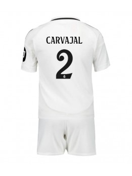 Billige Real Madrid Daniel Carvajal #2 Hjemmedraktsett Barn 2024-25 Kortermet (+ Korte bukser)